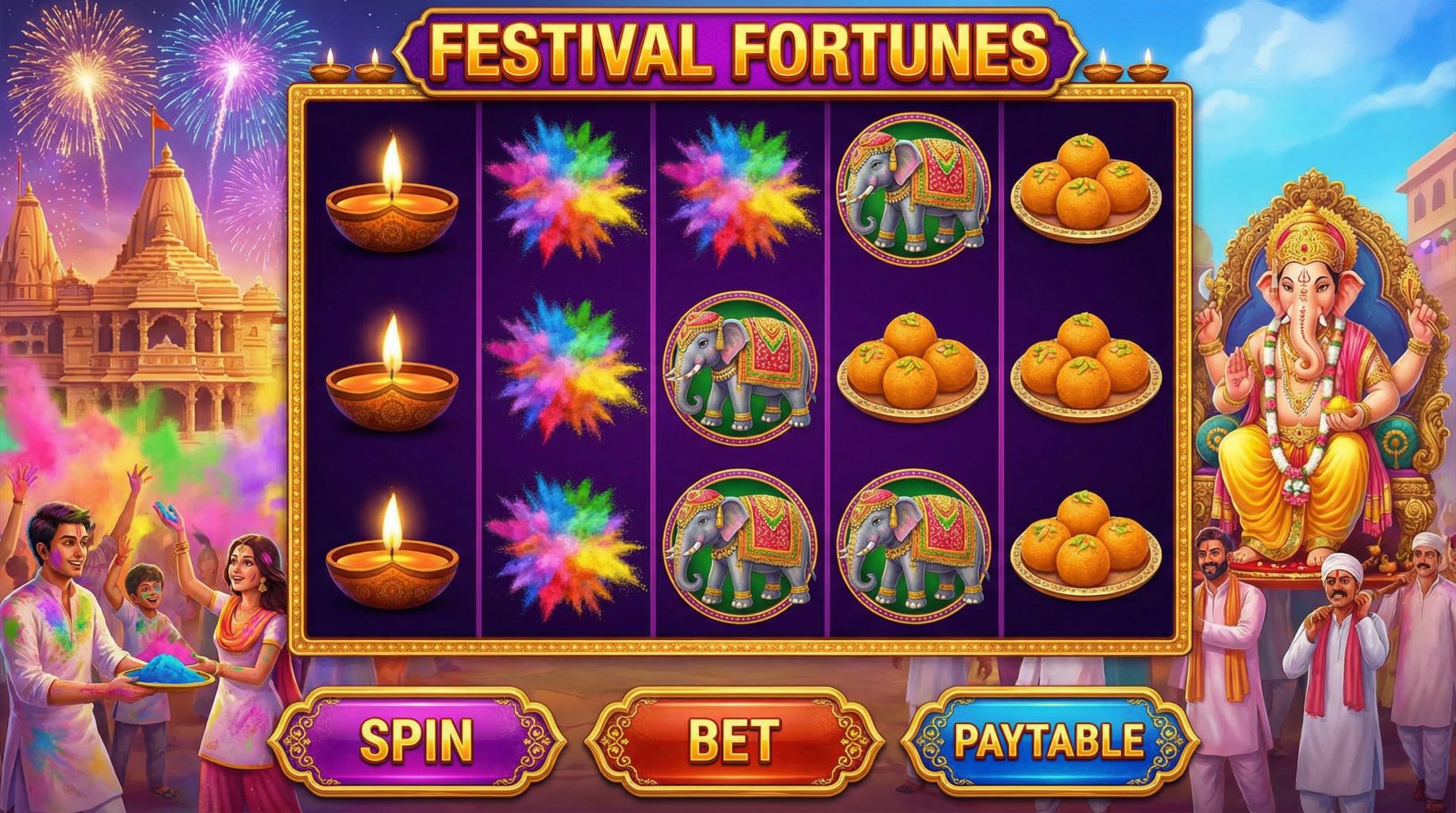 Culturally Themed Slot Games Featuring Indian Festivals
